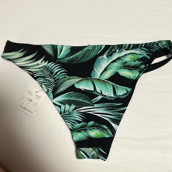 TINIBIKINI black leave bikini set - Picture 5 of 5